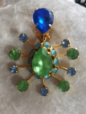 Dominique Aurientis Paris Vintage Statement Ohrclips, 80 er Jahre... Megaaa 