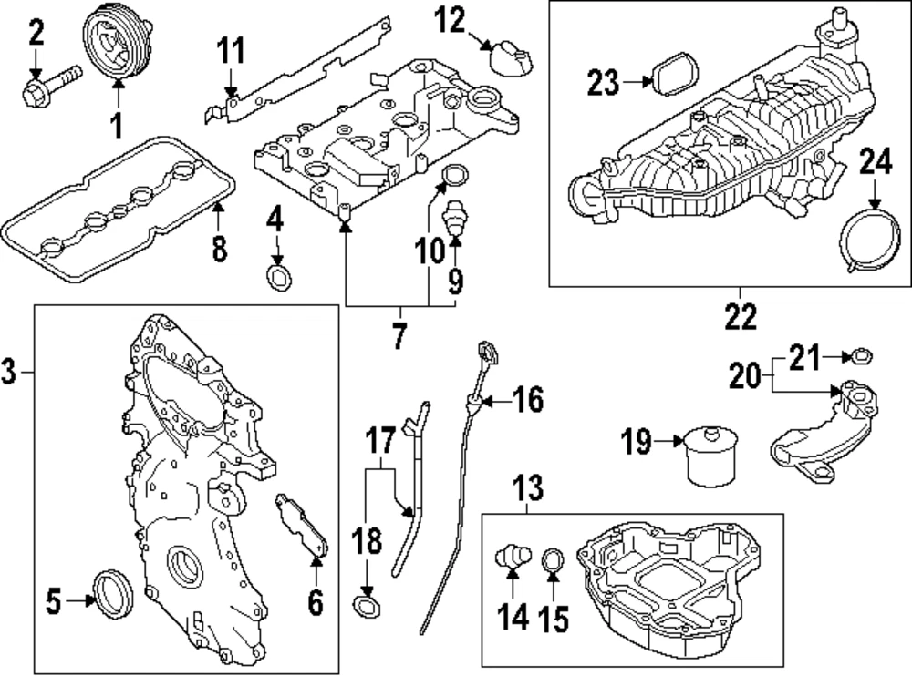 Genuine Nissan Cover 132B1-5NA2A