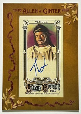 2025 Topps Allen & Ginter Framed Mini #MA-TV * TAI VERDES * AUTO * AUTOGRAPH *