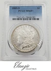 1885-O Morgan Silver Dollar PCGS MS65+