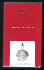 Ring in the Season Santa's Expressions Bell 7th in Series Hallmark 2021 Ornament