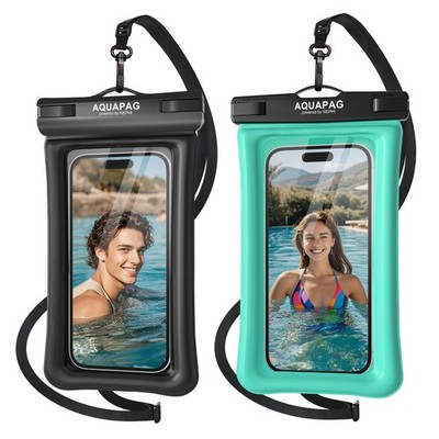 NEPHI IP68 Waterproof Phone Pouch 2 Pack-Up to 7.0，Adjustable Neck Lanyard Fl...