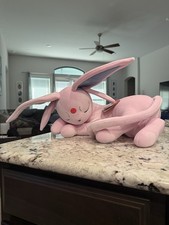 Pokemon Sleeping Espeon Plush 18" Jazwares NEW w/ Tags Eeveelution 2026