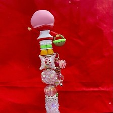 Personalized Strawberry Shortcake Beaded Pen Handmade Kawaii Gift Collectible