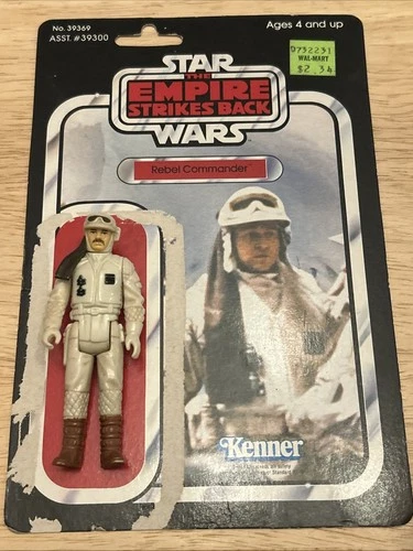 Star Wars Empire Strikes Back Rebel Commander  With Card Back
