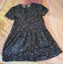 gap women short sleeves dress with pockets size medium