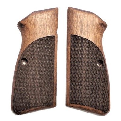 Browning HP, Girsan MC35, EAA and Clones Walnut Grips Hi Power 1/2