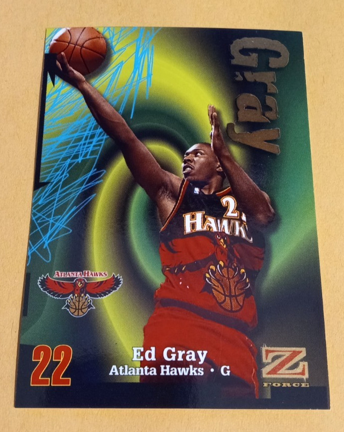 1997-98 Skybox Z-Force - Ed Gray #133 Rookie RC - Hawks