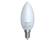 Image of Link2Home Wi-Fi LED SES (E14) Opal Candle Dimmable Bulb, White + RGB 400 lm 5W