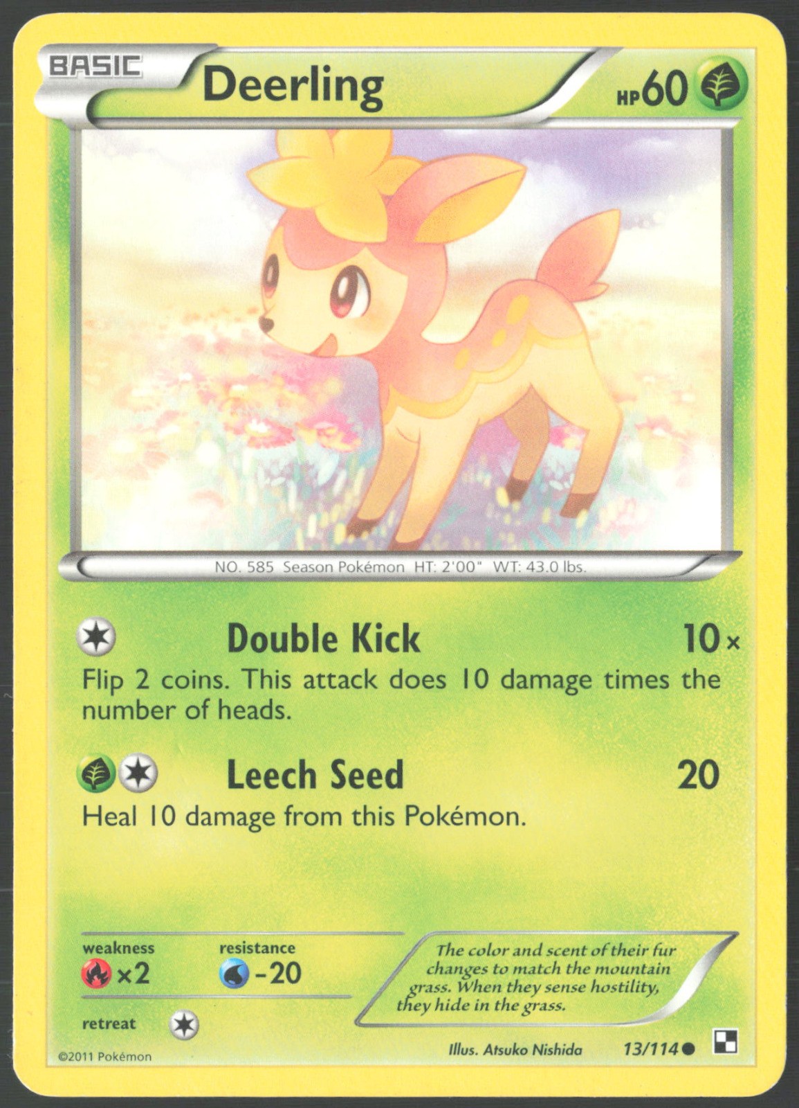 Deerling 13/114 Black and White MP