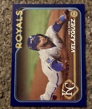 2024 Topps Update Series - Nelson Velazquez #US67 Royal Blue - KC ROYALS