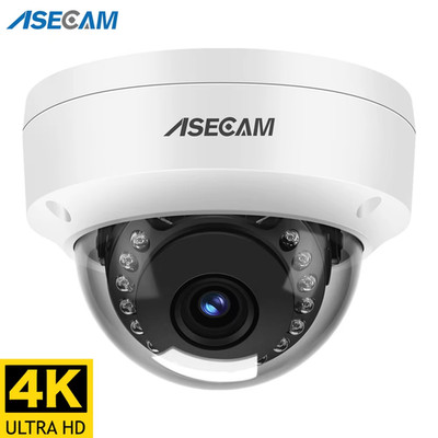 8MP 4K POE IP Camera IK10 Explosion-Proof Outdoor H.265 Onvif Metal Dome CCTV Se