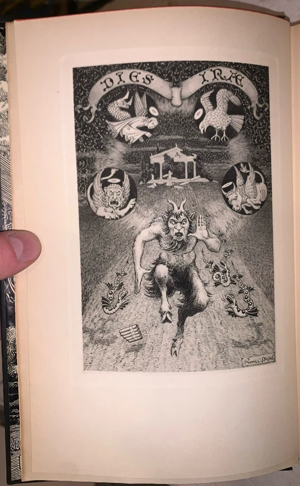 1924, THE REVOLT OF THE ANGELS, ANATOLE FRANCE, 1st FRANK C. PAPE ILLUSTRATED ED - Imagem 3 de 4