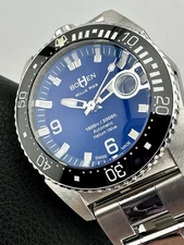 BOHEN MILLE-MER Blue Dial Limited Edition 80 Pieces 1000m Diver Swiss Automatic