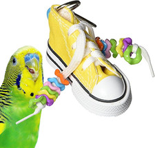 SB719 Beaker Sneaker Bird Toy for Parrotlets, Parakeets, Cockatiels, Lovebirds,