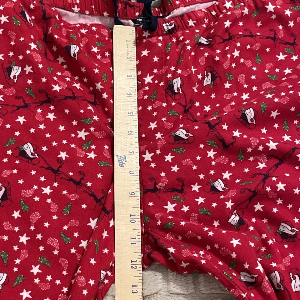 Pantalones de pijama Vineyard Vines para mujer grandes Papá Noel ballena vacaciones de Navidad DEFECTUOSOS Foto 4 de 4