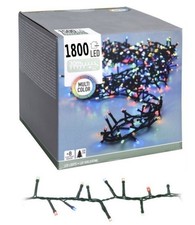 Living>it® Lichterkette 1800 LED für Innen & Außen bunt Multicolor 36 Meter