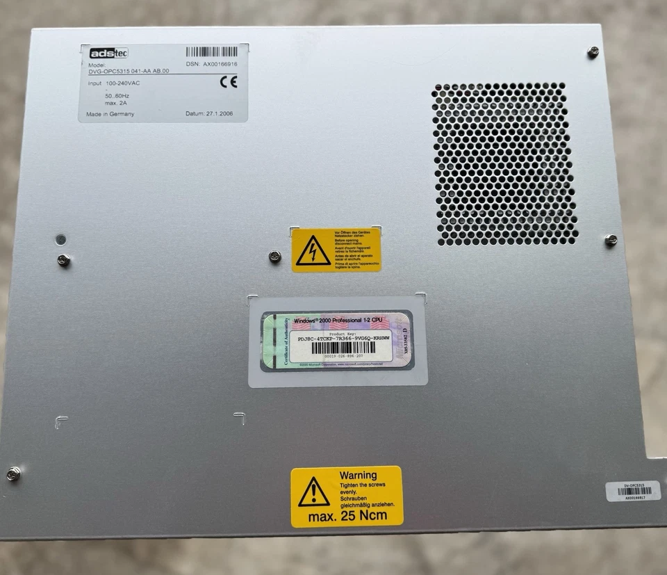 Phoenix Contact Viastore Panel PPC 5315 PM ( DVG-OPC5315 079-HW AB.08 ) 2893901 - Bild 3 von 3