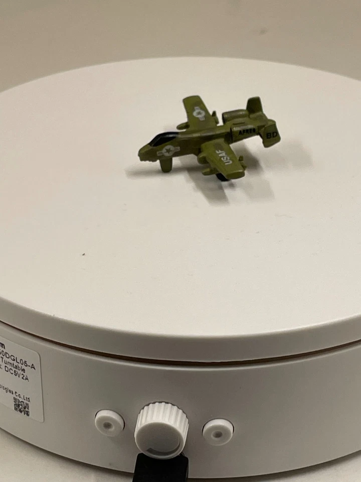 Vintage Micro Machines USAF Green Jet Aircraft #19 - A10 Thunderbolt Warthog Toy - Image 3 of 4