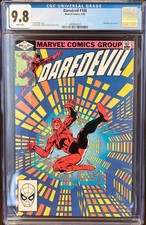 DAREDEVIL #186 CGC 9.8 WP NM/MT 1982 FRANK MI...