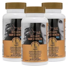 LOT of 3 Joyce Giraud Ultimate Hair Strength Pro Supplement  90 Day Supply 12/26