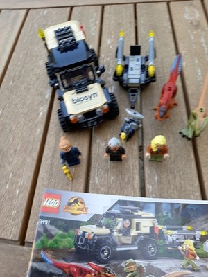 Lego 76951 Jurassic World Pyroraptor & Dilophosaurus Transport Set mit Anleitung