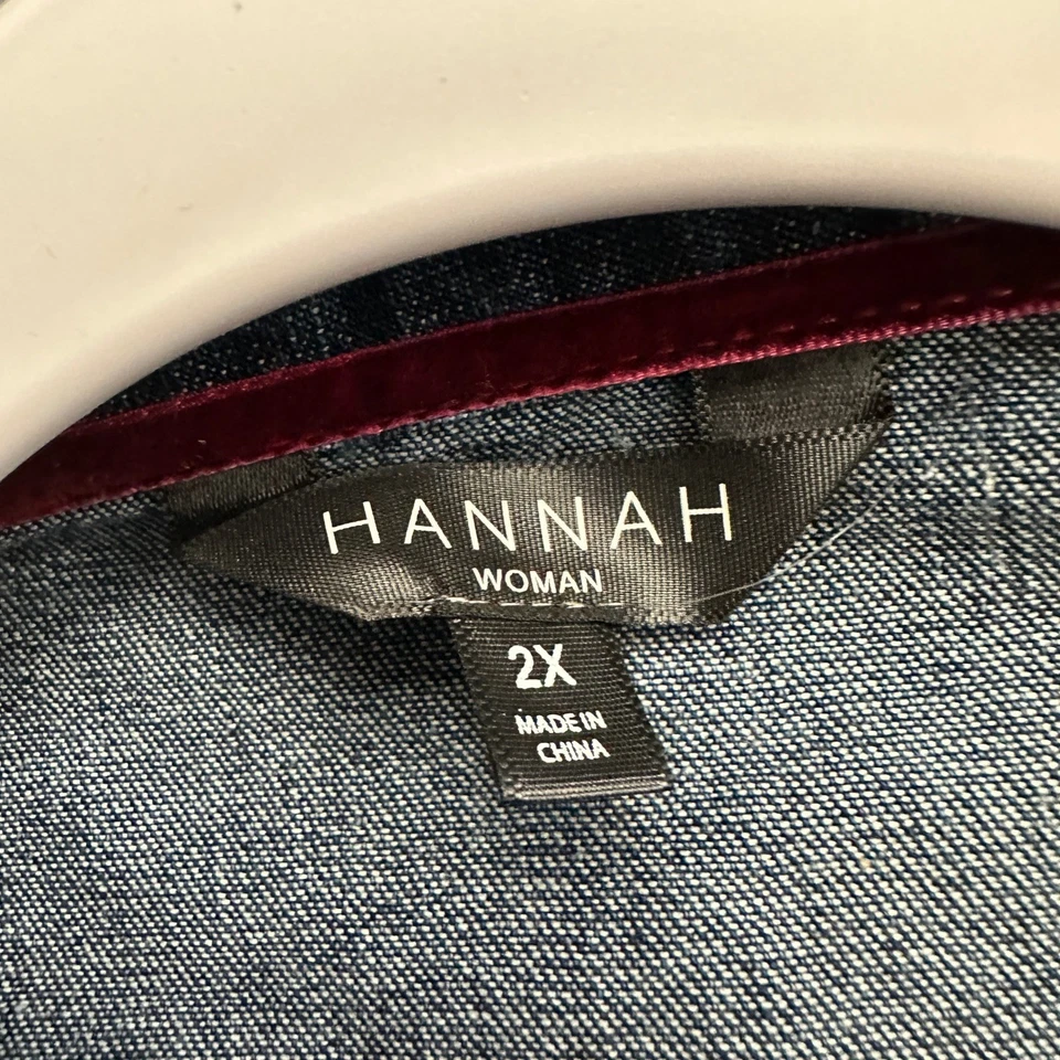 Женская вышитая джинсовая куртка размер 2X цветочный розовый богемное Western Cottagecore - Изображение 3 из 4