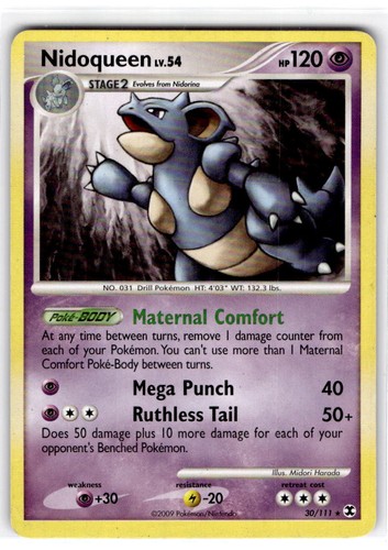 Nidoqueen 30/111 - Rare - Rising Rivals - Moderately Played