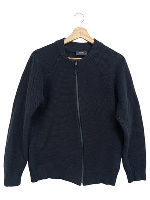 DIGEL MOVE Damen Strickjacke Schwarz Gr. 38/M Rippstrick Reißverschluss