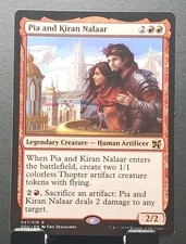 MTG 047/076 PIA AND KIRAN NALAAR Elves vs. Inventors Rare card⚔️LP