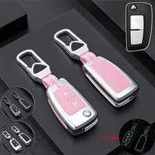 Alloy Silicone Car Smart Key Fob Case Cover Holder For Nissan Rogue 2014-2019