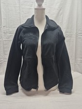 Columbia Youth Fleece Jacket Full Zip Size Large 14-16 Unisex Black