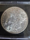 1921 D Morgan Silver Dollar  90% SILVER  - Sheldon scale 55