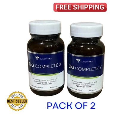 #ad 2 Pack Gundry MD Bio Complete 3 Postbiotic Supplement 120 Capsules Gut Health $29.99