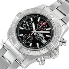 BREITLING WATCH AVENGER II VOLCANO BLACK A339B32PSS A13381 AUTOMATIC CHRONOGRAPH 2