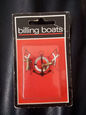 Nebelhorn Sirene 12mm 2 Stück aus Messing von Billing Boats,Krick BF0049