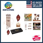 Elegant Bronzed Memorial Wind Chimes with Tree of Life - 32” Bereavement Gift