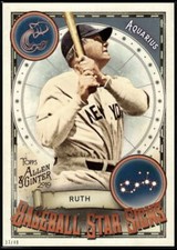 Babe Ruth 2019 Allen and Ginter Baseball Star Signs 5x7 #BSS-18 17/49 Yankees