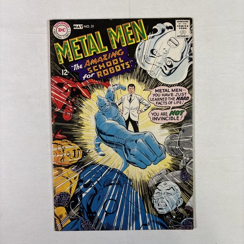 Metal Men Lot Of (5) 1962,1964,1968 .12 DC Comic Books. #8,31,32,38,40. - Picture 11 of 17