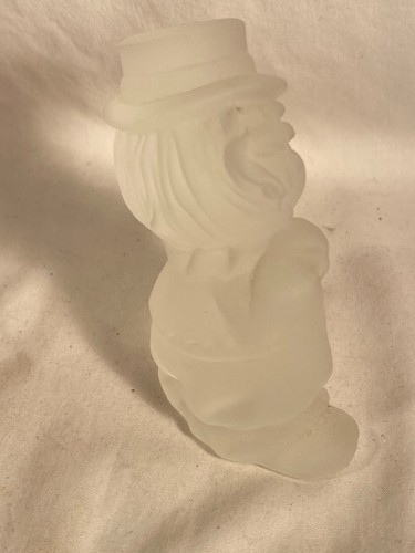 Mosser Glas der Geiger Clown Figur Stachel Kristall satiniert neu offene Verpackung 3,75" T - Bild 6 von 10