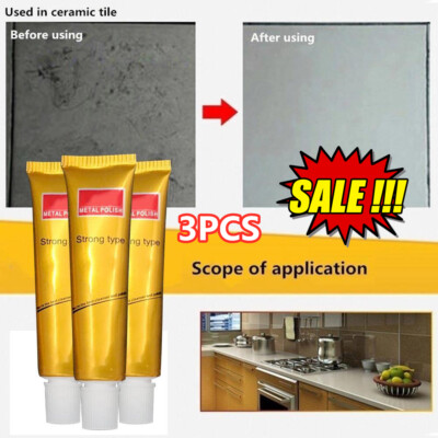 3X Ultimate Metal Polish Cream Steel Ceramic Watch Polishing Paste