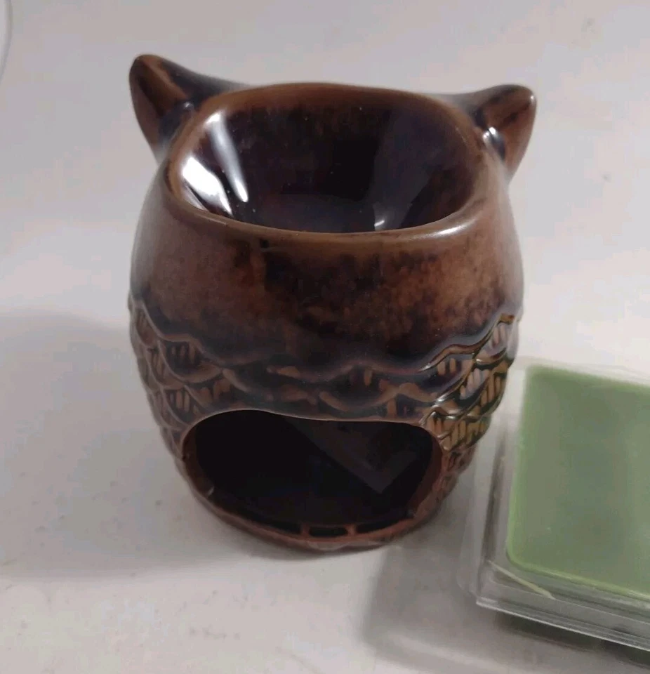 Juego de fragancias calentador de cera de búho Hosley Candle Company con cera Foto 4 de 4