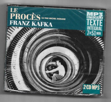 KAFKA : LE PROCES ♦ COFFRET CD MP3 NEUF ♦ TEXTE INTEGRALE 8H LU : MICHEL DODANE