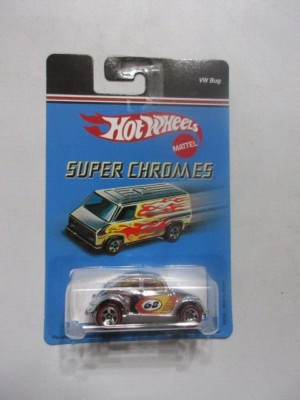 Hot Wheels Super Chromes Silver #68 VW Bug