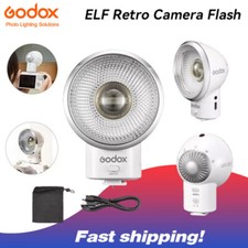 US Godox Lux Elf Universal Retro Camera Flash Speedlite For Canon Sony Nikon New