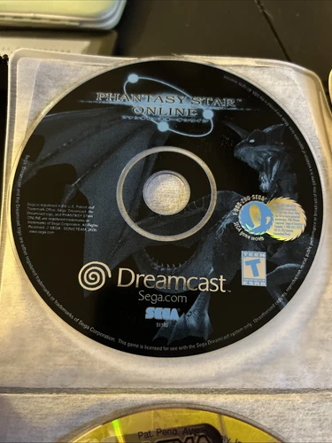 Phantasy Star Online (Sega Dreamcast, 2001) Disc Only Works Great!