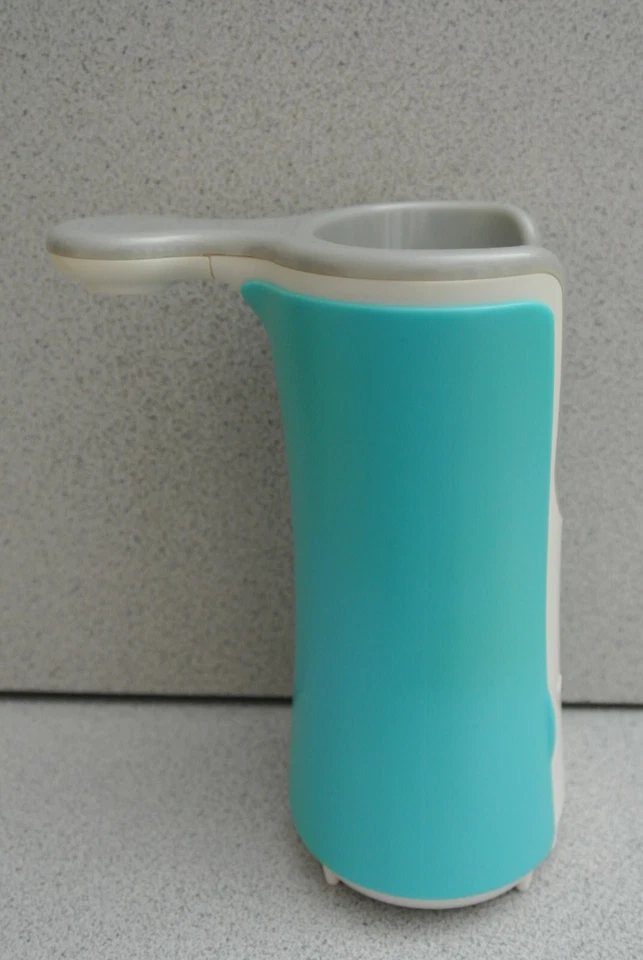 Dispensador automático de sabão para as mãos Lysol sem toque com tampa azul operada por bateria - Imagem 2 de 4