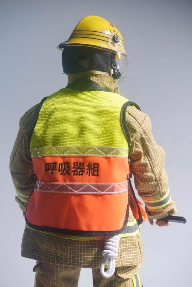 1/6 Scale Male Hong Kong Firefighter Set For 12 “ph Tbl Action Figure