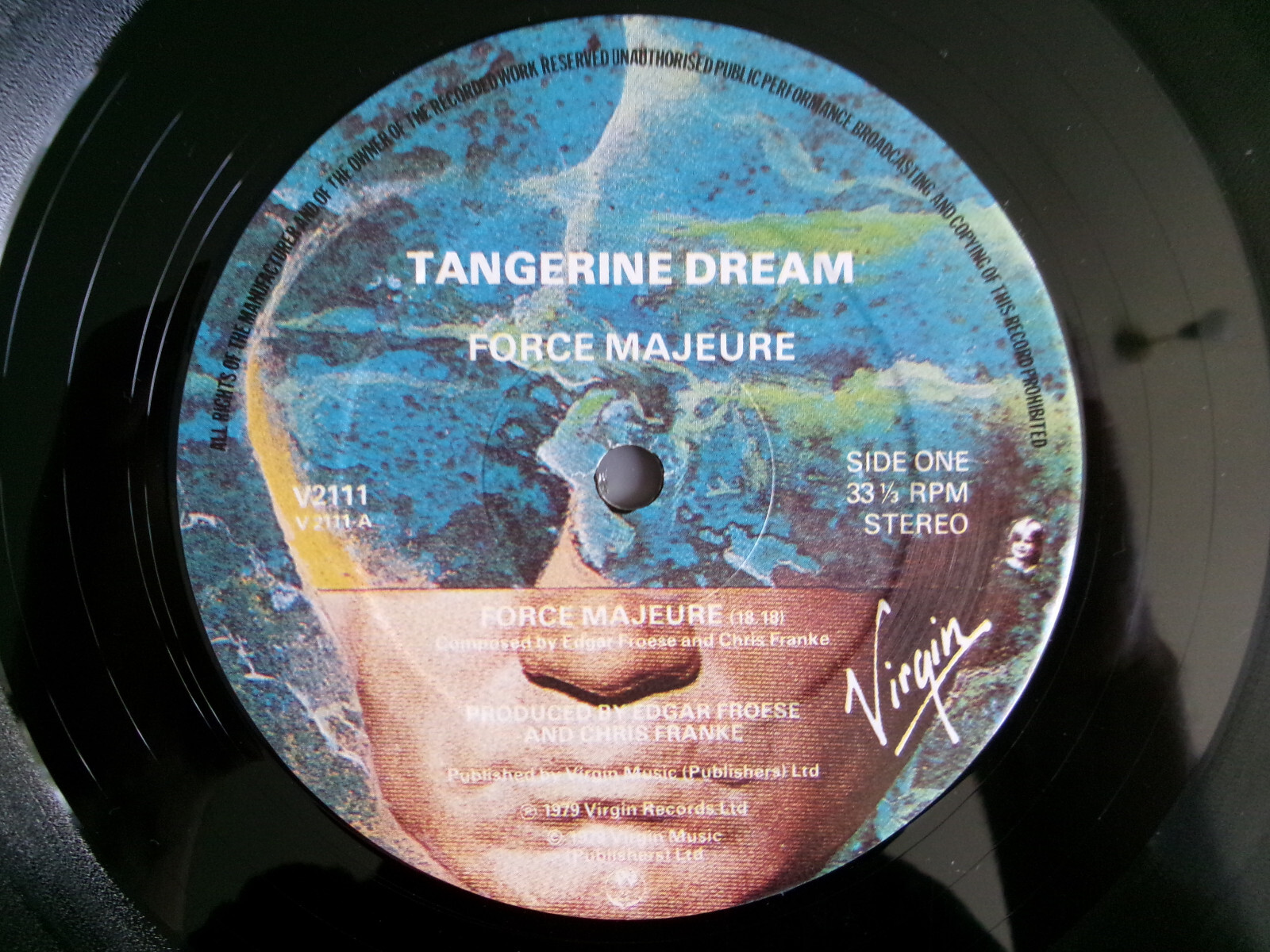 TANGERINE DREAM FORCE MAJEURE VIRGIN V 2111 EDGAR FROESE AMBIENT eBay