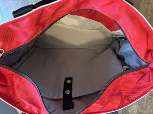NWOT! eBags Savvy Laptop Tote Red❤️ Black 🖤 Shoulder Bag Travel Carry On - Photo 11/18